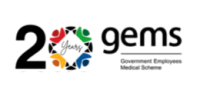 GEMS 20 Years Logo Black